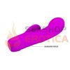 Estimulador flexible de punto G y clitoris con carga USB